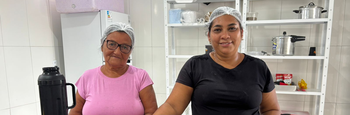 Associadas agregam renda com cozinha industrial